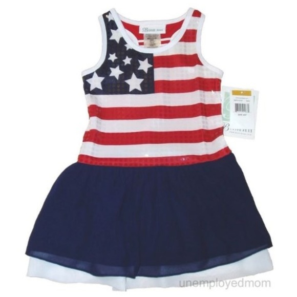 bonnie jean patriotic dress